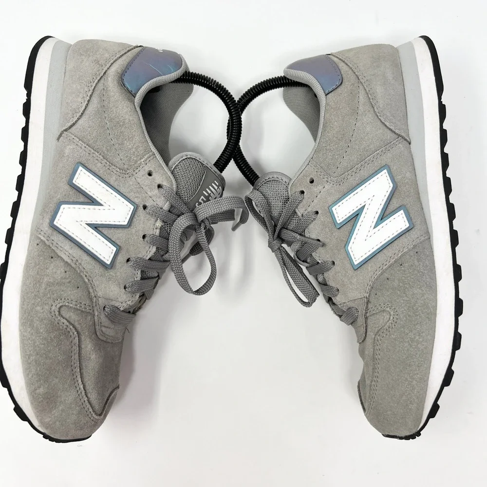 New‎ Balance 500 Womens Size 8.5 Grey Suede Iridescent Sneakers GW500HG1
